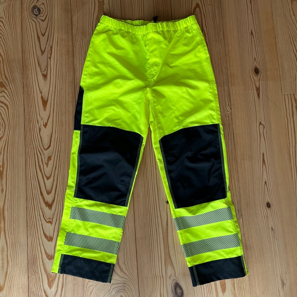 NWOT Mens Carhartt High-Visibility Rain Pants Class E